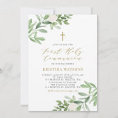 Waterverf Griekenland Floral Gold First Community Kaart (Voorkant)