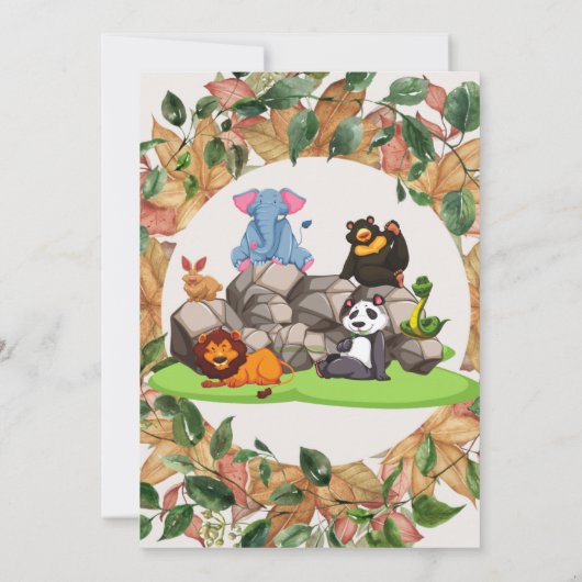 Waterverf Griekenland Genderneutraal Baby shower Kaart (Achterkant)