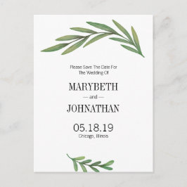 Waterverf Griekenland laat sparen het Briefkaart v