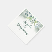 Waterverf Griekenland Servetten (Hoek)