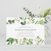 Waterverf Griekenland | Uitnodiging van de partij (Staand voorkant)