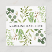 Waterverf Griekenland | Vierkante Visitekaartje (Voorkant)