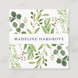 Waterverf Griekenland | Vierkante Visitekaartje