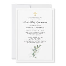 Waterverf Grieks kruis Eerste Heilige Communie