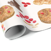 Waterverf Grieks Pasen Cadeaupapier (Rol Hoek)