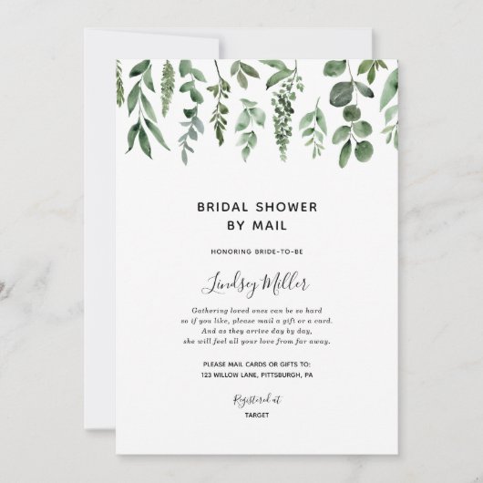 Waterverf Grieks Vrijgezellenfeest per post Kaart (Voorkant)