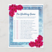 Waterverf griekse elegantie + roze bruiloft spel (Voorkant)