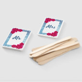 Waterverf griekse elegantie + roze bruiloft spel handwaaier (Niet-gemonteerd)