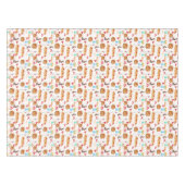 Waterverf Griekse paasvoeding en rode eieren Tafelkleed (Voorkant (Horizontaal))