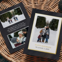 Waterverf Grijs fluweel Lijst 3 Foto's Kerst