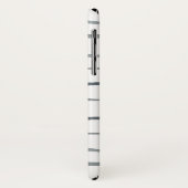 Waterverf grijze strepen Case-Mate iPhone case (Achterkant/links)
