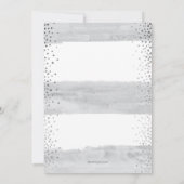 Waterverf grijze strepen kaart (Achterkant)