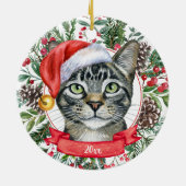 Waterverf grijze tablet - aangepast Ornament voor  (Achterkant)