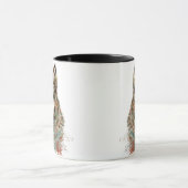 Waterverf Grijze Wolf Natuur in het wild Mok (Midden)