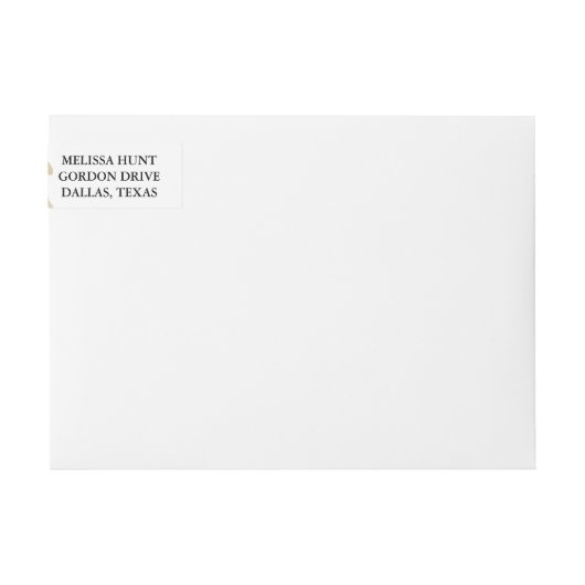 Waterverf grillige bloemenbruiloft (Voorkant)