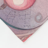 Waterverf grillige kerst fleece deken (Hoek)