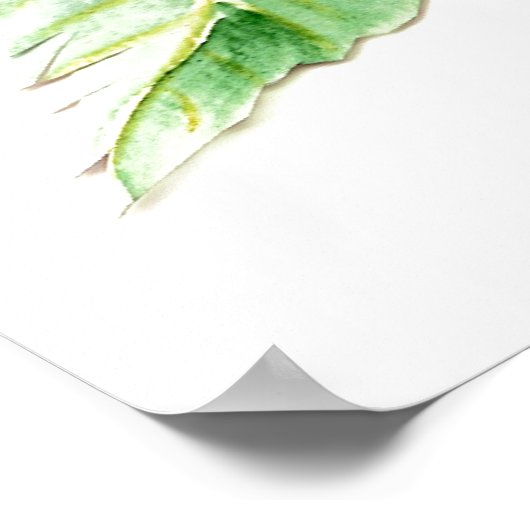 Waterverf grillige Rufous Hummingbird attitude Poster (Hoek)