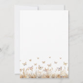 WATERVERF GRILLIGE VLINDERS WILDBLOEMGRENS KAART (Achterkant)