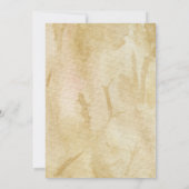 Waterverf Grilling Burger Fries Birthday Party Kaart (Achterkant)