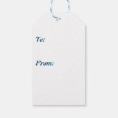 Waterverf Grizzly Beer Wildlife Natuur Art Cadeaulabel (Achterkant)