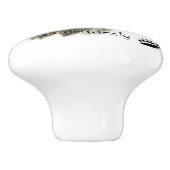 Waterverf Grizzly Beer Wildlife Natuur Art Keramische Knop (Zijkant)