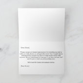 Waterverf groen Baby shower dank u nota Bedankkaart (Binnen)