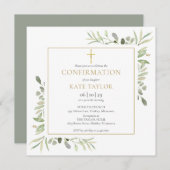 Waterverf groen bevestigingsplein kaart (Voorkant / Achterkant)