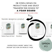 Waterverf Groen Blauw, Blauwgroen bruiloft Welkoms Poster