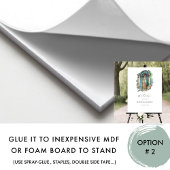 Waterverf Groen Blauw, Blauwgroen bruiloft Welkoms Poster