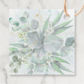 waterverf groen | Eerste communautaire oormerken Bedankjes Labels (Achterkant)