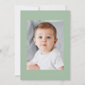 waterverf Groen Eerste Heilige Communie Kaart (Achterkant)