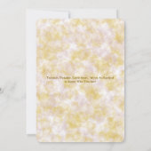 Waterverf groen en Paarse Baby shower Kaart (Achterkant)