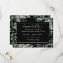 Waterverf groen en roze botanisch