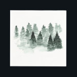 Waterverf groen en wit bos bos bruiloft servet<br><div class="desc">Waterverf Green and White Woodland Forest Wedding Napkins - Deze bos bruiloft servetten zijn voorzien van een minimalistische waterverf illustratie van groen en witte bomen,  ideaal voor een bos of natuur-thema feest. Een schoon,  tekstvrij ontwerp dat ideaal is voor rustieke recepties,  openluchtbijeenkomsten of openluchtbijeenkomsten.</div>