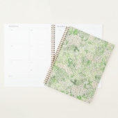 Waterverf groen en wit Hydrangea Crest bruiloft Planner (Display)