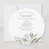 Waterverf groen en wit kaart (Voorkant)