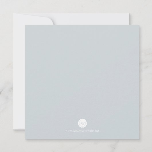 Waterverf groen en wit kaart (Achterkant)