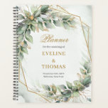 Waterverf groen gebladerte gouden glitter bruiloft planner<br><div class="desc">Het Boho Greenery Foliage Gold Geometric Lijst bruiloft briefpapier collectie is een prachtige en elegante keuze voor koppels op zoek naar een vleugje moderne sophisticatie op te nemen in hun speciale dag. Dit collectie combineert prachtig de natuurlijke elementen van groen en gebladerte met de luxueuze accenten van goud en geometrische...</div>