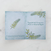 Waterverf groen gepersonaliseerde sympathie kaart (Binnen)