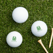 Waterverf Groen Golftoernooi Jacket Custom Golfballen (Insitu Gras)