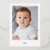 waterverf groen goud folie bevestiging uitnodiging (Achterkant)