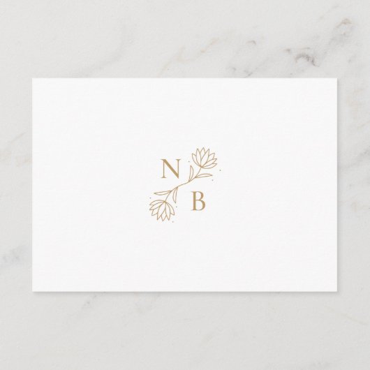 Waterverf groen gouden kerst bruiloft details informatiekaartje (Achterkant)