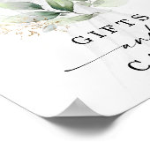 Waterverf groen gouden Vrijgezellenfeest cadeaubor Poster (Hoek)