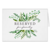 Waterverf groen huwelijk. Botanisch gereserveerd t (Voorkant Horizontaal)