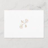 Waterverf Groen Kerstmis Bruiloft Tijdlijn Informatiekaartje (Achterkant)