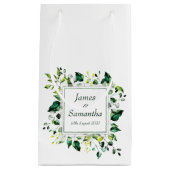 Waterverf groen leder en gele ventilator | Weddens Klein Cadeauzakje (Voorkant)