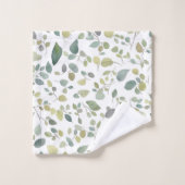 Waterverf groen lederen patroon bad handdoek (Wasdoekje)