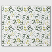 Waterverf groen lederen patroon cadeaupapier (Vlak)