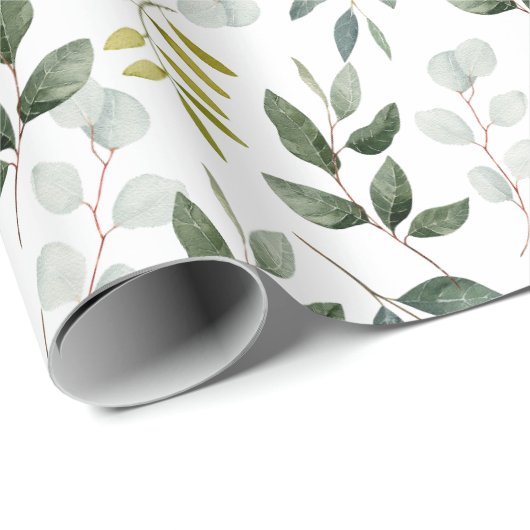 Waterverf groen lederen patroon cadeaupapier (Rol Hoek)