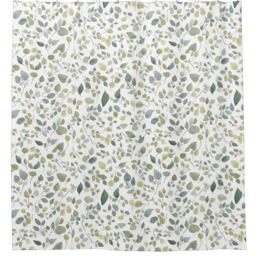 Waterverf groen lederen patroon douchegordijn (Voorkant)